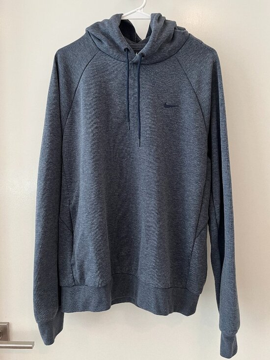 Nike Other - Nike Men's Medium Dri-FIT Heather Gray Pullover Hoodie Athletic Training